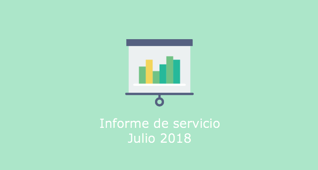Informe de servicio Julio 2018