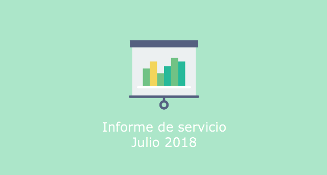 Informe de servicio julio 2018