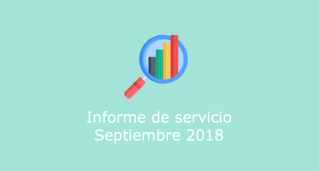 Informe de servicio Septiembre 2018